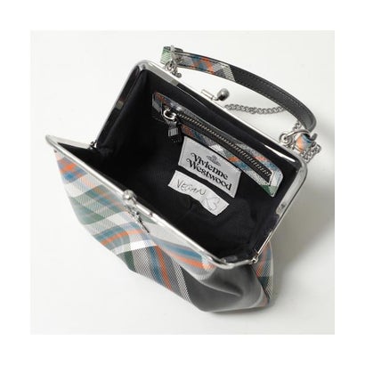 ヴィヴィアン ウエストウッド Vivienne Westwood Vivienne Westwood ハンドバッグ FRAME PURSE 52020003 S0012 （O102/DERBY-TARTAN-GREEN）｜詳細画像