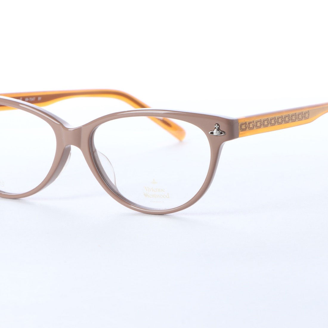 ヴィヴィアンウエストウッド Vivienne Westwood メガネ 眼鏡 アイウェア レディース メンズ （ベージュ/クリアイエロー