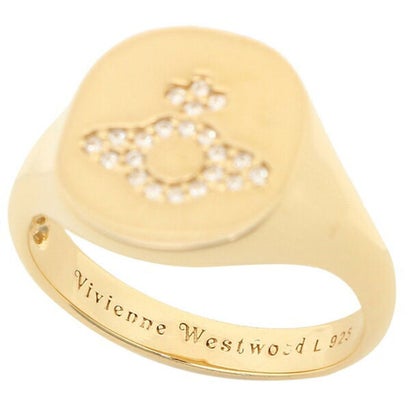ヴィヴィアン ウエストウッド Vivienne Westwood リング 指輪 アクセサリー メンズ レディース VIVIENNE SR625960 2 ゴールド （ゴールド）｜詳細画像