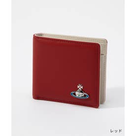 二つ折り財布 51010009 L001L NAPPA BILLFOLD WITH COIN POCKET メンズ 財布 （レッド）