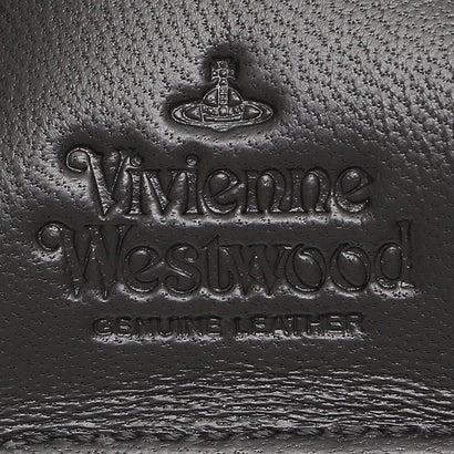 ヴィヴィアン ウエストウッド Vivienne Westwood 三つ折り財布 ナッパ ミニ財布 ブラック レディース Vivienne Westwood 51150009 L001L N403 （BLACK）｜詳細画像