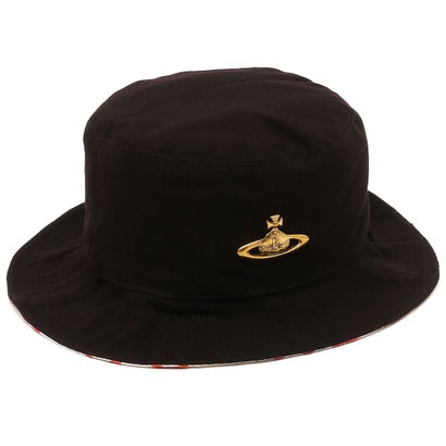 ヴィヴィアン ウエストウッド Vivienne Westwood 帽子 フィッシャー バケットハット バケハ ブラック レディース Vivienne Westwood 81020014 W00IW N401 （BLACK）｜詳細画像