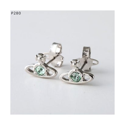 VivienneWestwood ピアス オーブ 62010037 スタッズ ストーン （R944/GOLD/SILVER-SHADE）｜詳細画像