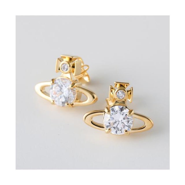 ピアス REINA 62010376 （R102/GOLD-WHITE）