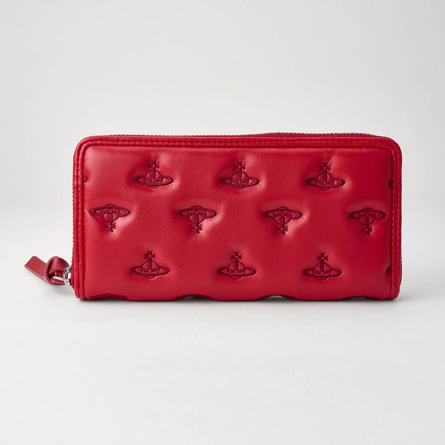 長財布(ラウンドファスナー) マルチオーブ ソフトピーユー ZIP LONG WALLET 5106005QW S002K H201 （レッド）