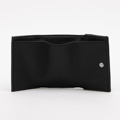 三つ折り財布 5115002EWS0021 レディース SAFFIANO PLAIN （BLACK）｜詳細画像
