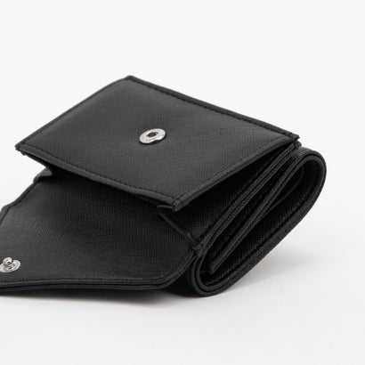三つ折り財布 5115002EWS0021 レディース SAFFIANO PLAIN （BLACK）｜詳細画像