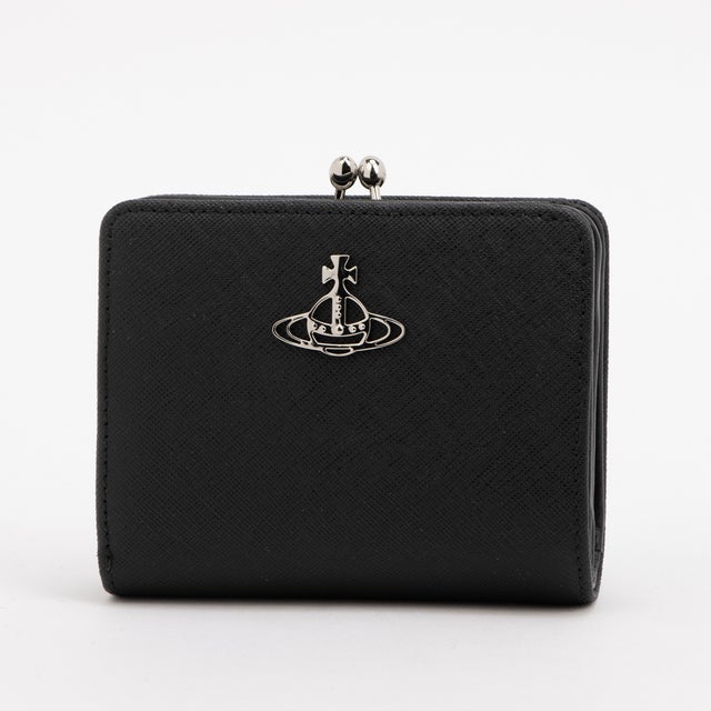 二つ折り財布 5115002YWL001N レディース SAFFIANO （BLACK）