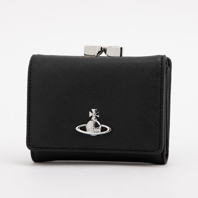 三つ折り財布 5115002MWS0021 レディース SAFFIANO PLAIN （BLACK）