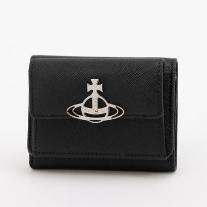三つ折り財布 5115002UWL001N レディース SAFFIANO （BLACK）｜詳細画像