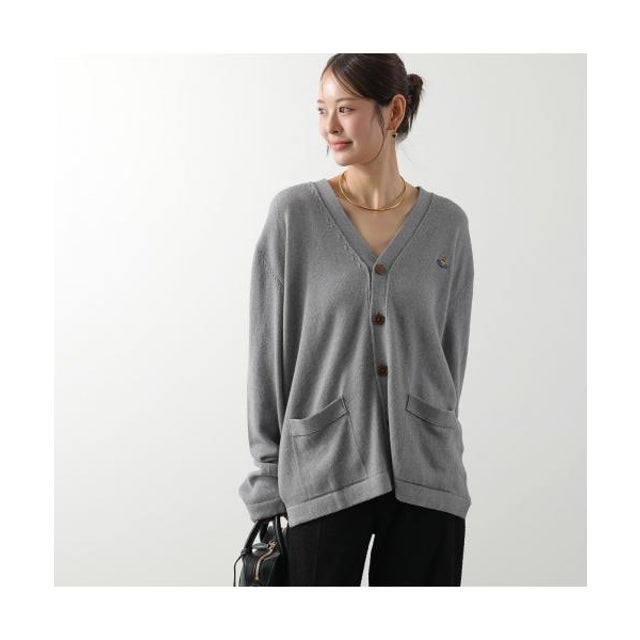 カーディガン ALEX CARDIGAN 27010014 Y001V （P001/DARK-GREY-MELANGE）