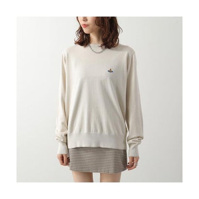 ヴィヴィアン ウエストウッド Vivienne Westwood Vivienne Westwood セーター ALEX ROUND NECK 27010012 Y001V （P001/DARK-GREY-MELANGE）｜詳細画像