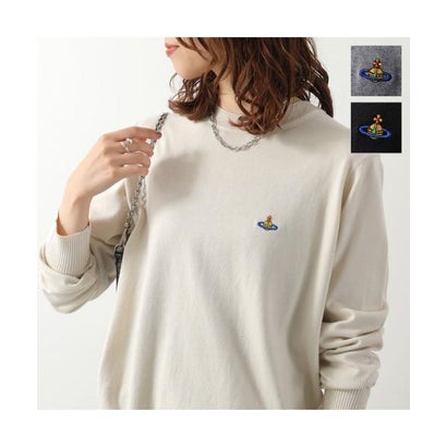 ヴィヴィアン ウエストウッド Vivienne Westwood Vivienne Westwood セーター ALEX ROUND NECK 27010012 Y001V （P001/DARK-GREY-MELANGE）｜詳細画像