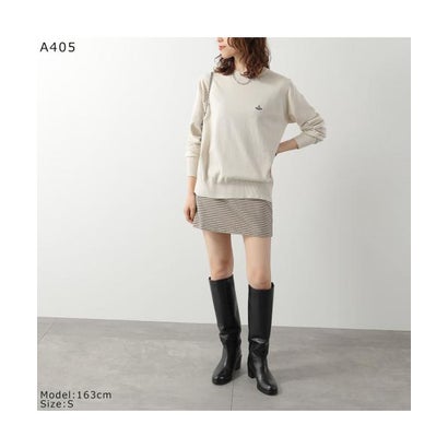 ヴィヴィアン ウエストウッド Vivienne Westwood Vivienne Westwood セーター ALEX ROUND NECK 27010012 Y001V （P001/DARK-GREY-MELANGE）｜詳細画像