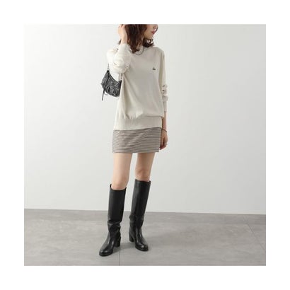 ヴィヴィアン ウエストウッド Vivienne Westwood Vivienne Westwood セーター ALEX ROUND NECK 27010012 Y001V （P001/DARK-GREY-MELANGE）｜詳細画像