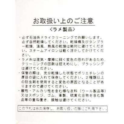 切替ラメニットプルオーバー （アイボリー）｜詳細画像