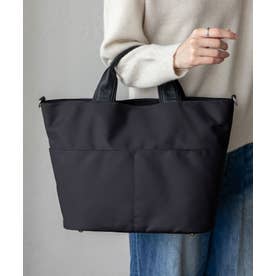 2wayツイルトートバッグ （CHARCOAL）