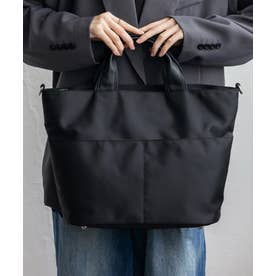 2wayツイルトートバッグ （BLACK）
