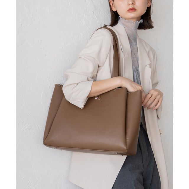 3ルームビッグトートバッグ （MOCHA）