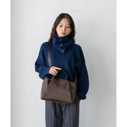 ヴィータフェリーチェ VitaFelice ツートーン2wayトートバッグ （NAVY）｜詳細画像
