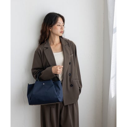 ヴィータフェリーチェ VitaFelice ツートーン2wayトートバッグ （NAVY）｜詳細画像