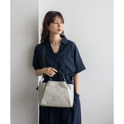 ヴィータフェリーチェ VitaFelice ツートーン2wayトートバッグ （NAVY）｜詳細画像