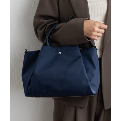 ヴィータフェリーチェ VitaFelice ツートーン2wayトートバッグ （NAVY）｜詳細画像