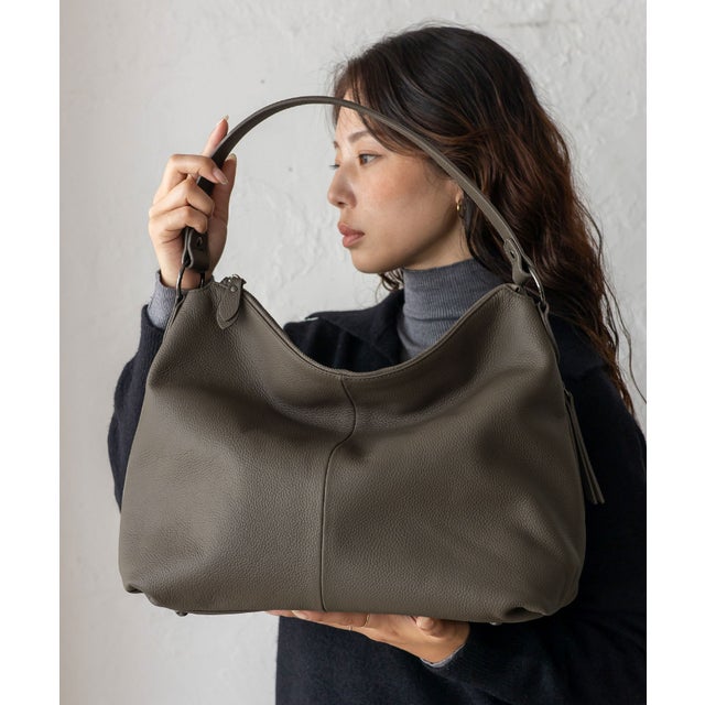 本革ワンショルダーバッグ （TAUPE）