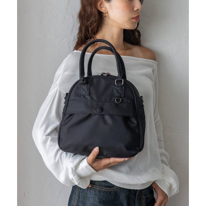 ナイロンミニボストンバッグ （BLACK）｜詳細画像