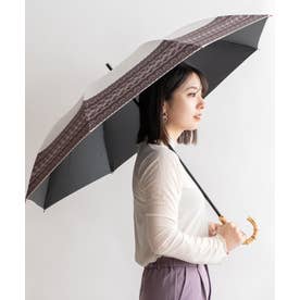 晴雨兼用ショートワイド傘（リネンレースプリント） （OFFWHITE）