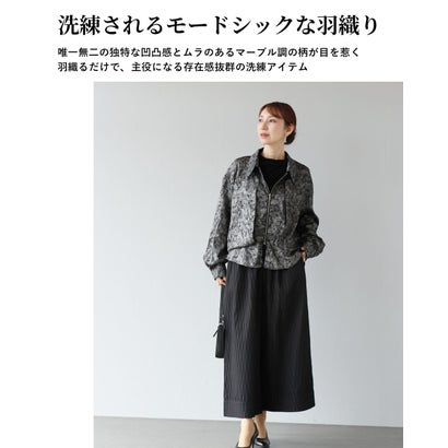 ヴィオ Vieo ひと味違う、こなれる モードブルゾン （ブラック）｜詳細画像