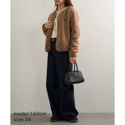 ヴァンソン・エ・ミレイユ Vincent et Mireille 【Vincent et Mireille】BOA CARDIGAN （キャメル）｜詳細画像