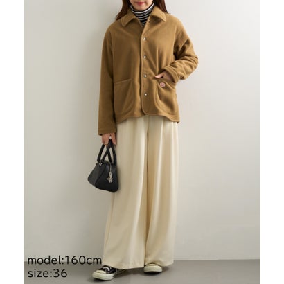 ヴァンソン・エ・ミレイユ Vincent et Mireille FLEECE COVERALL （ベージュ系その他2）｜詳細画像