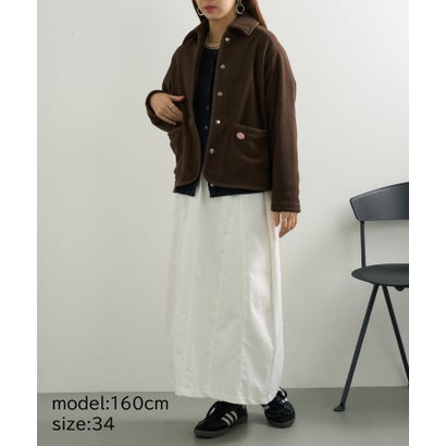 ヴァンソン・エ・ミレイユ Vincent et Mireille FLEECE COVERALL （ダークブラウン）｜詳細画像