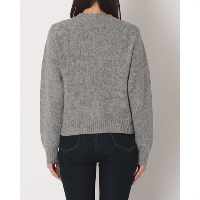 ヴァンソン・エ・ミレイユ Vincent et Mireille WOMEN'S SLEEVE PULLOVER ARGYLE （グレー）｜詳細画像