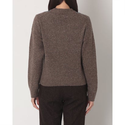 ヴァンソン・エ・ミレイユ Vincent et Mireille WOMEN'S SLEEVE PULLOVER ARGYLE （ブラウン）｜詳細画像
