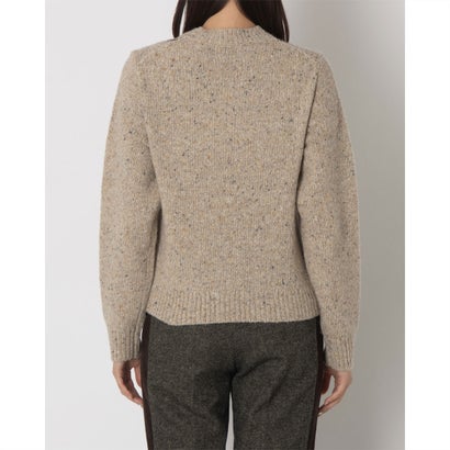ヴァンソン・エ・ミレイユ Vincent et Mireille WOMEN'S SLEEVE PULLOVER ARGYLE （ベージュ）｜詳細画像