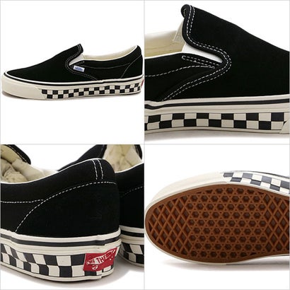 LX Classic Slip-On 98 CHCKRBRD-SIDEWALL-BLACK/MARSHMALLOW [VN000E96BPQ] （CHCKRBRD-SIDEWALL-BLACK/MARSHMALLOW）｜詳細画像