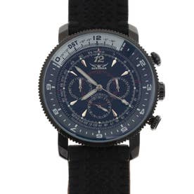 自動巻き腕時計 機械式腕時計 無反射コーティングブルーガラス 日付カレンダー ATW030-BKBK （BKBK）