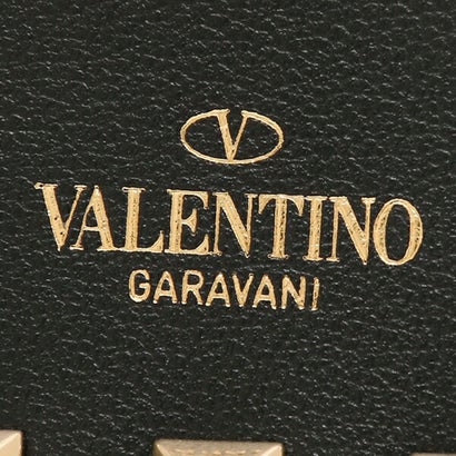 ヴァレンティノ ガラヴァーニ VALENTINO GARAVANI 二つ折り財布 ロックスタッズ ミニ財布 ブラック レディース VALENTINO GARAVANI P0P39 BOL 0NO （ブラック）｜詳細画像