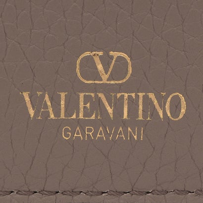 ヴァレンティノ ガラヴァーニ VALENTINO GARAVANI カードケース 定期入れ ロックスタッズ グレー レディース VALENTINO GARAVANI 3W2P0486 VSH NB9 （MOON TAUPE）｜詳細画像