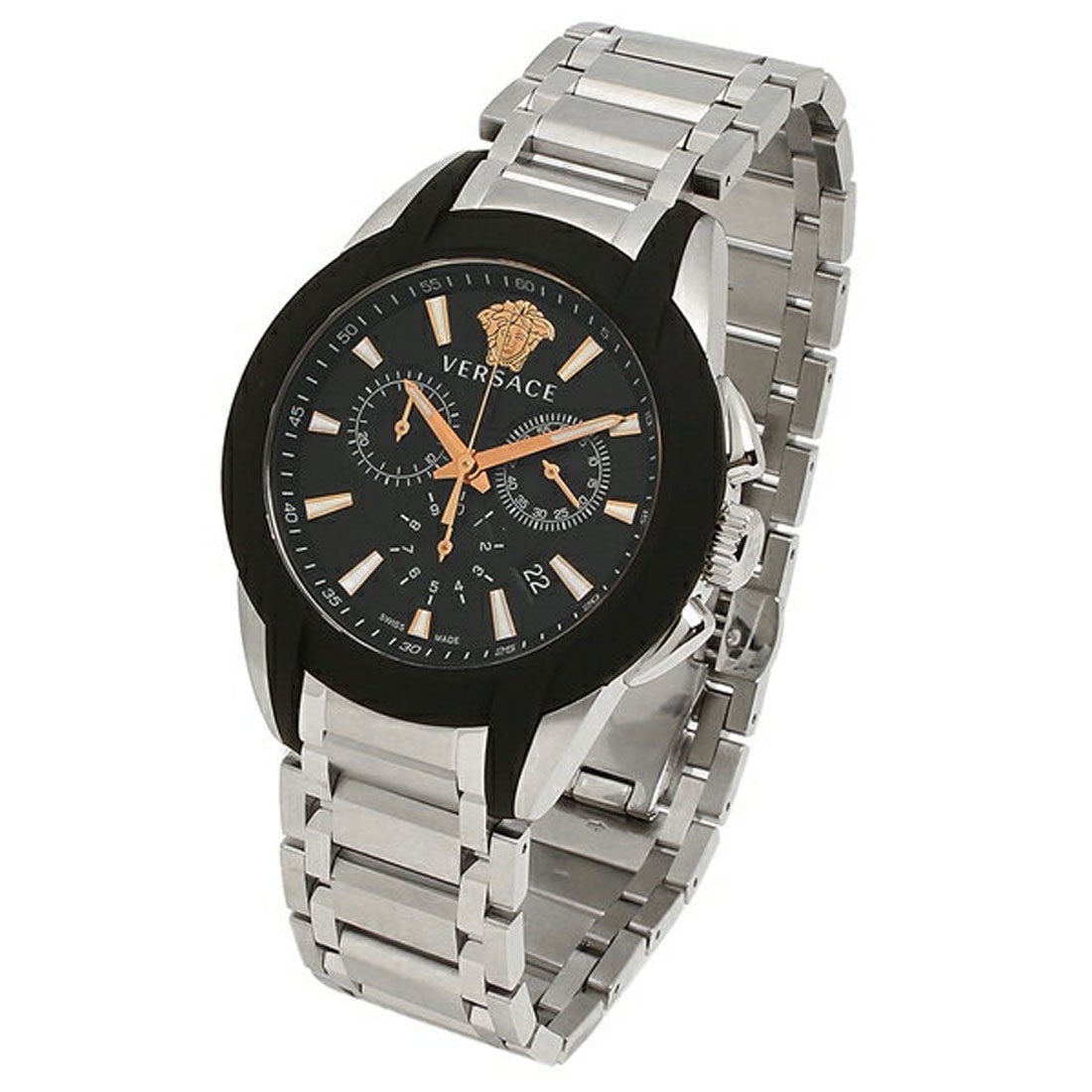 ヴェルサーチ VERSACE 腕時計 メンズ VERSACE VEM800218 ブラック