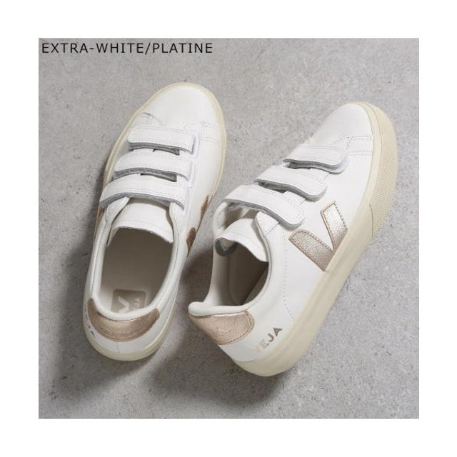 スニーカー RECIFE LOGO CHROMEFREE レザー （WHITE/PLATINE/ゴールド）