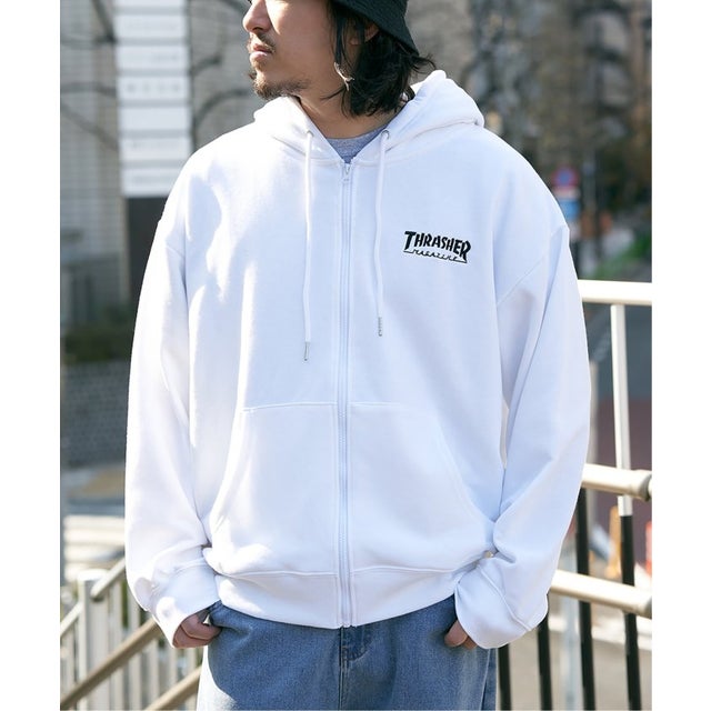 THRASHER ZIPPK （ホワイト）