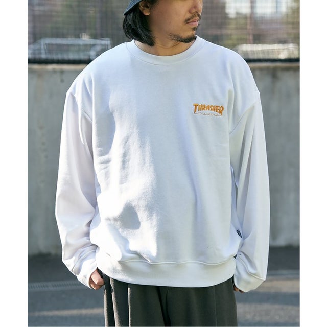 THRASHER ダイヤロゴSW （ホワイト）