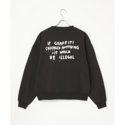 Banksy SweatShirt （レッド）｜詳細画像