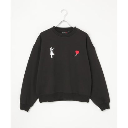 Banksy SweatShirt （ホワイト）｜詳細画像