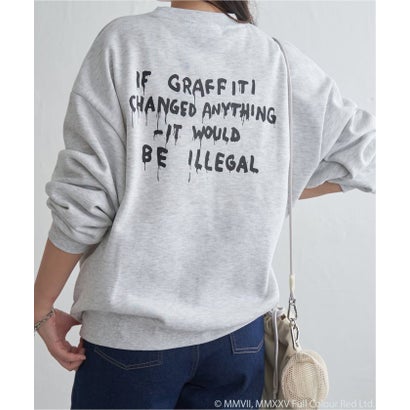 Banksy SweatShirt （ホワイト）｜詳細画像