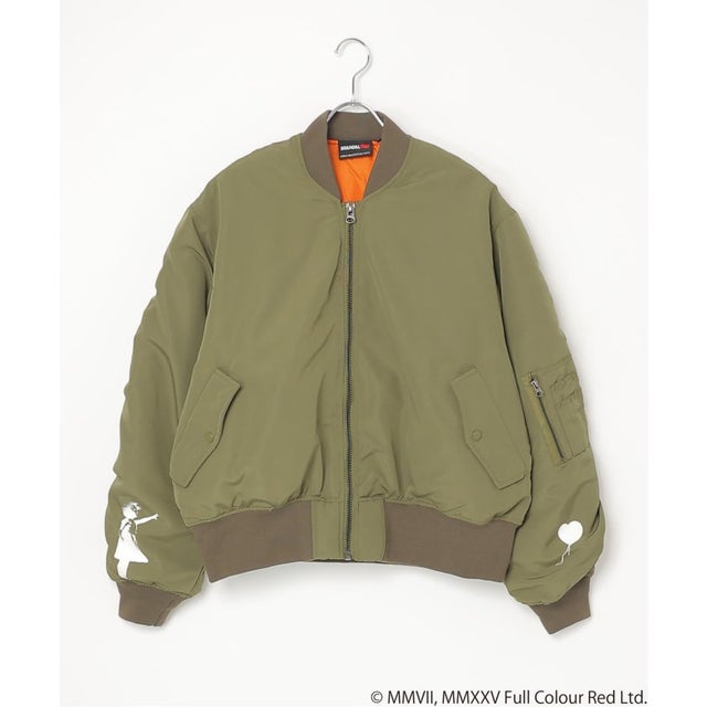 Banksy MA-1 HSH （カーキ）
