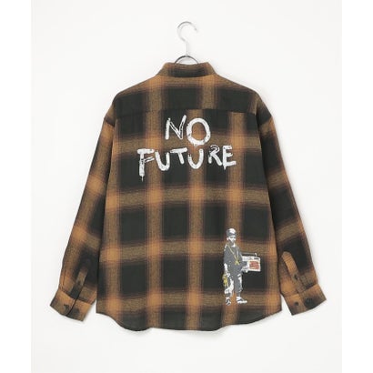 Banksy Check Shirt （ブラック）｜詳細画像